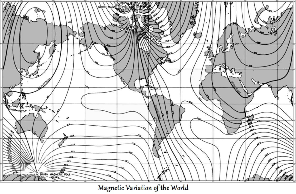 magnetic variation of the world