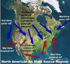 Air Mass over USA